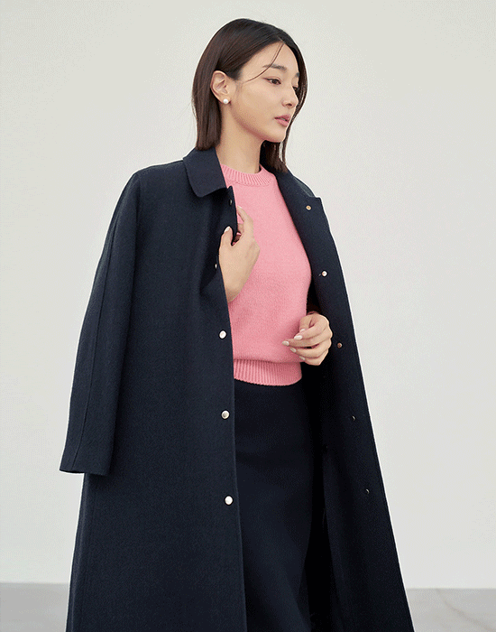 [*바로배송* philo boxy long CT (fabric by made in japan,wool 100) (GRAY)]