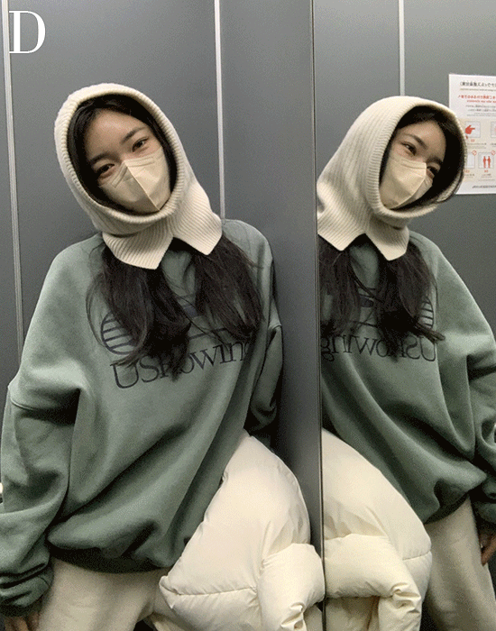 [*5차 입고완료* [D] cozy wool BALACLAVA (cashmere 15) ]